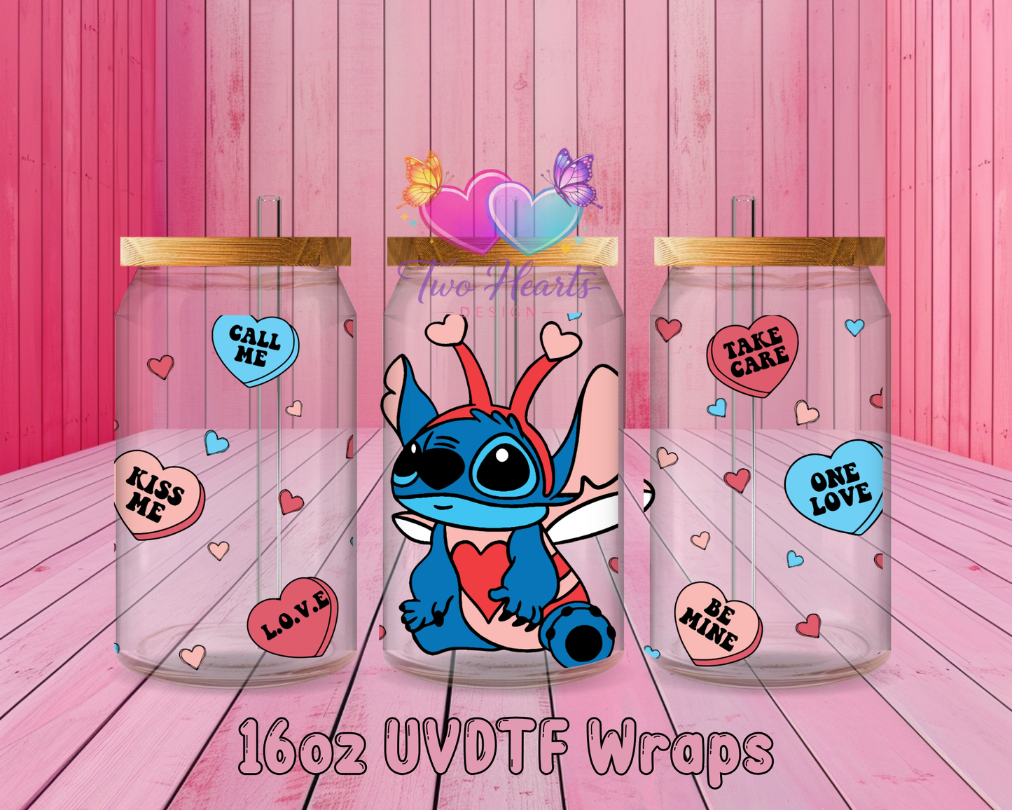 #295 Love UVDTF Cup Wrap