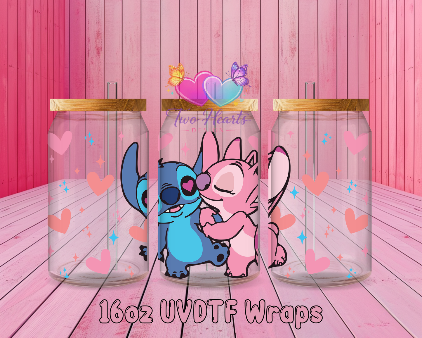 #296 Love UVDTF Cup Wrap