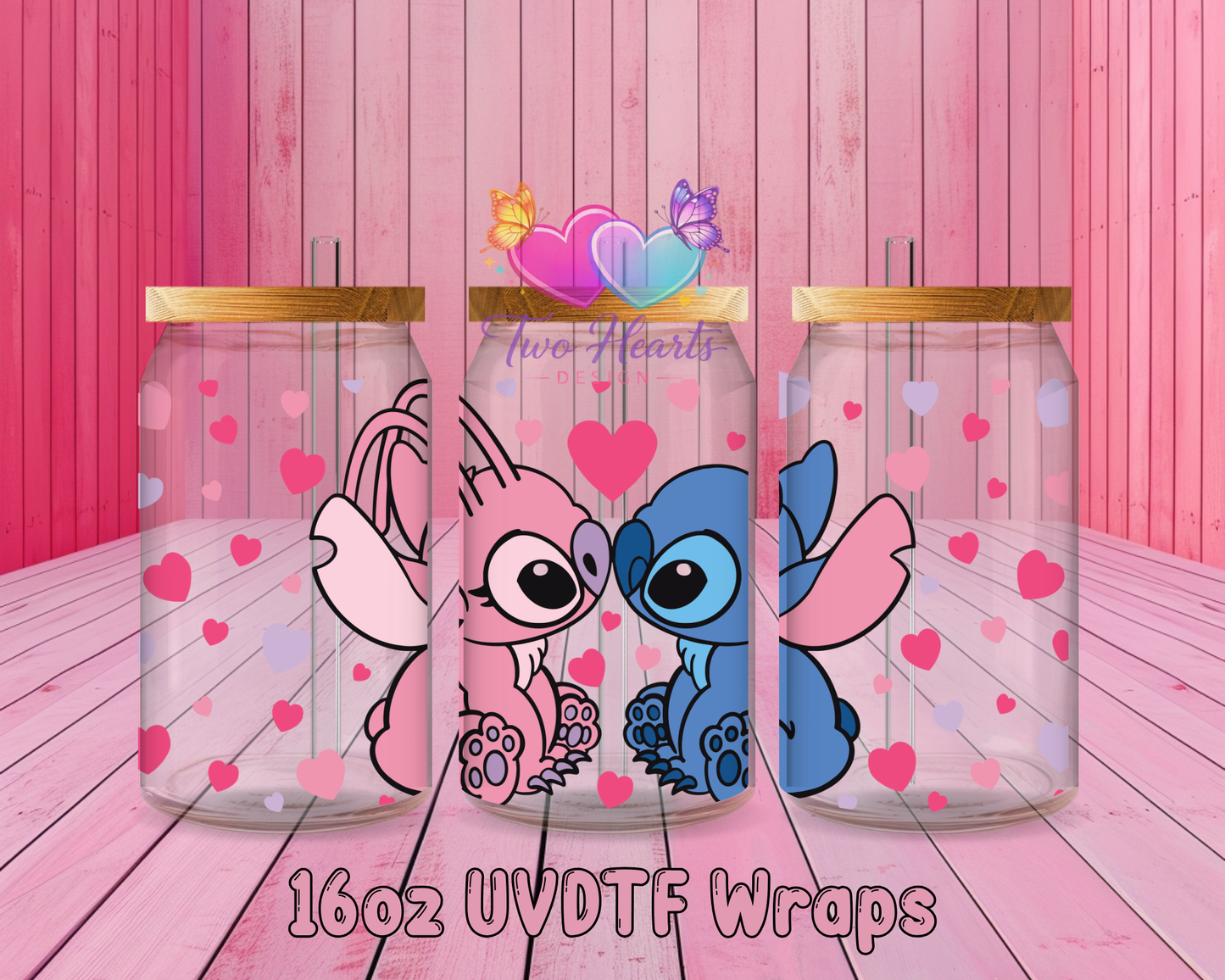 #297 Love UVDTF Cup Wrap