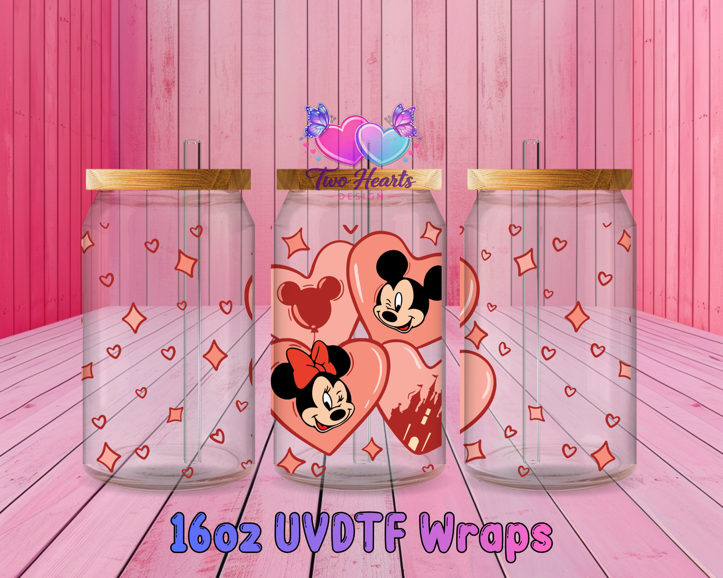 #310 Love UVDTF Cup Wrap