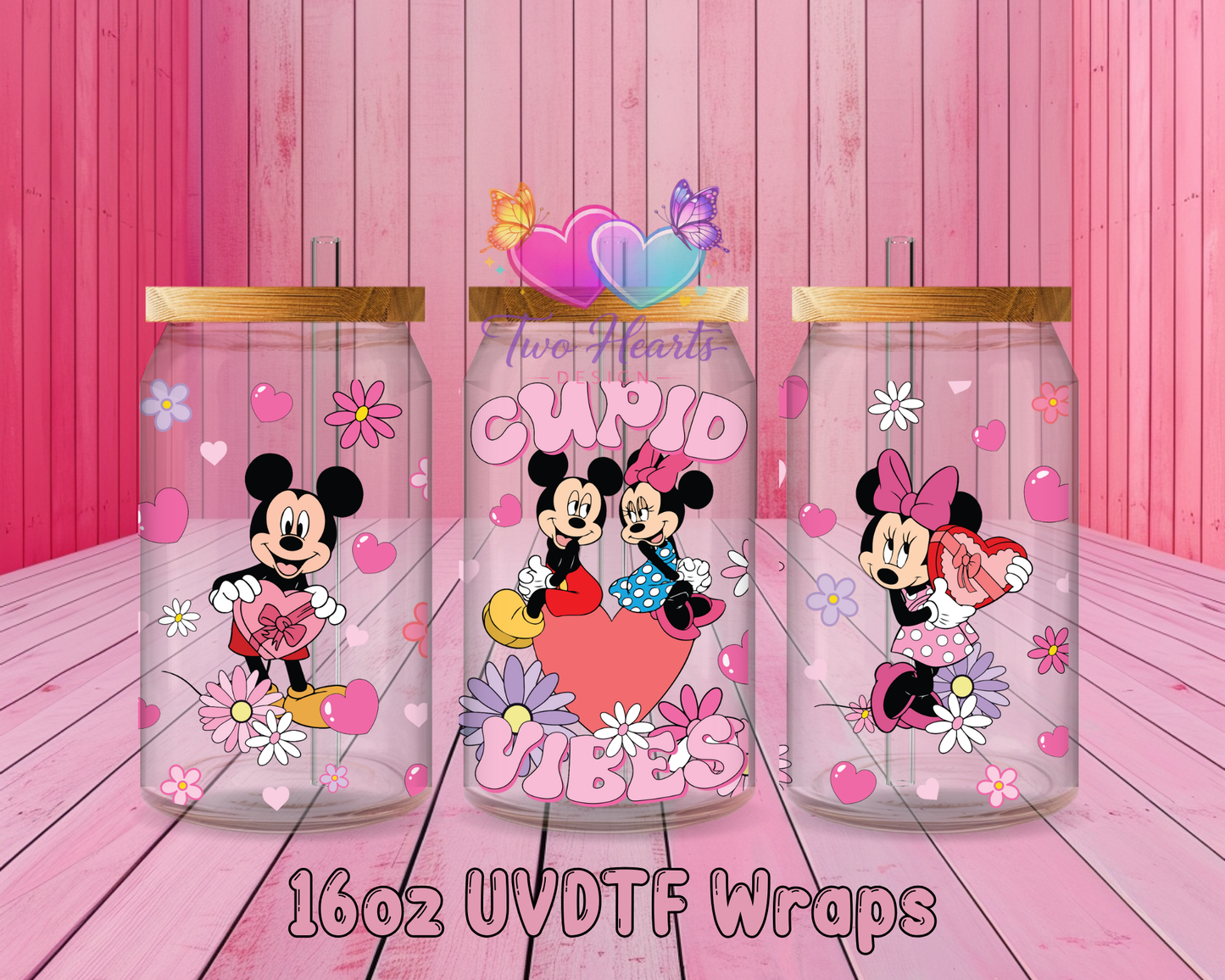 #280 Love UVDTF Cup Wrap