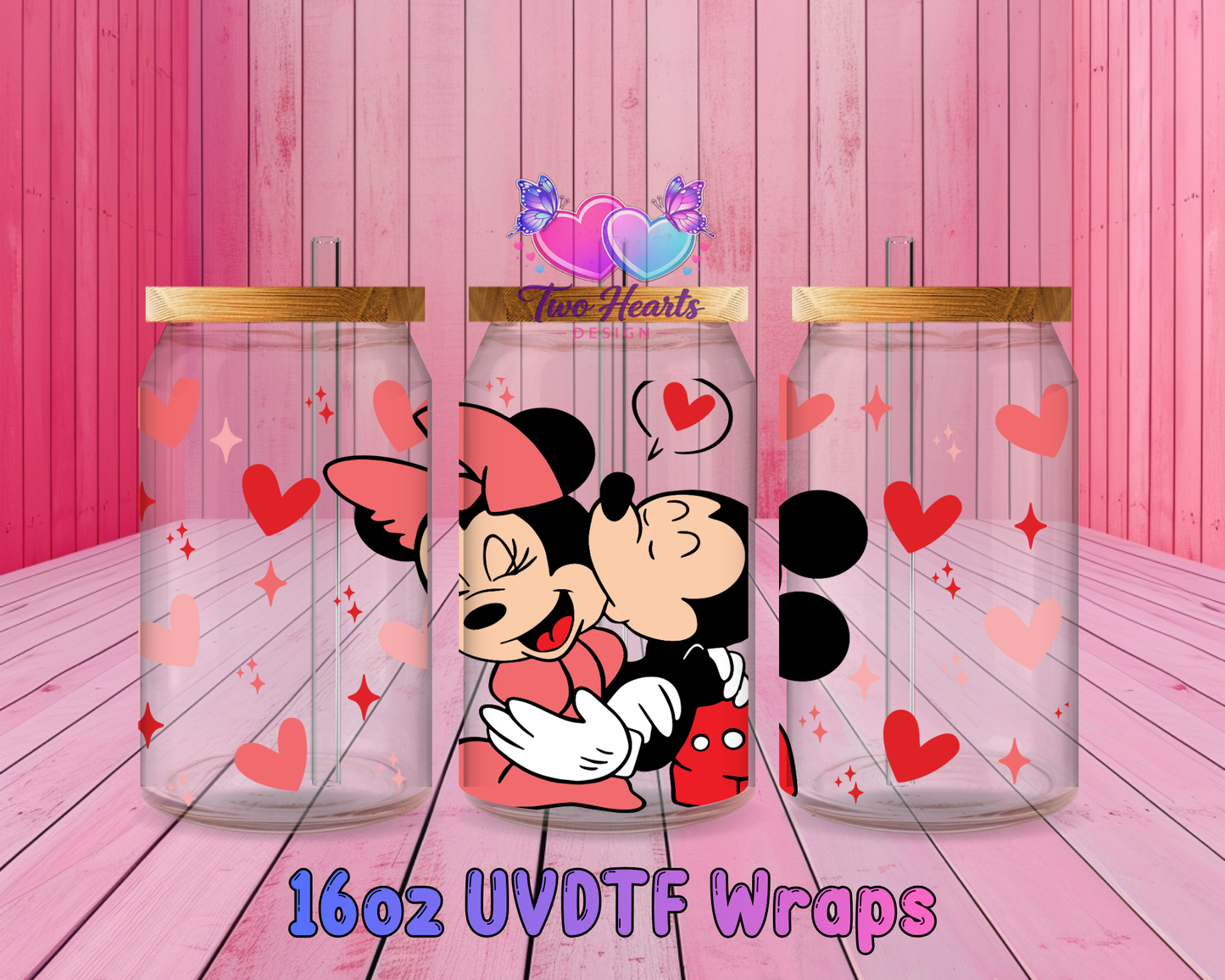 #312 Love UVDTF Cup Wrap