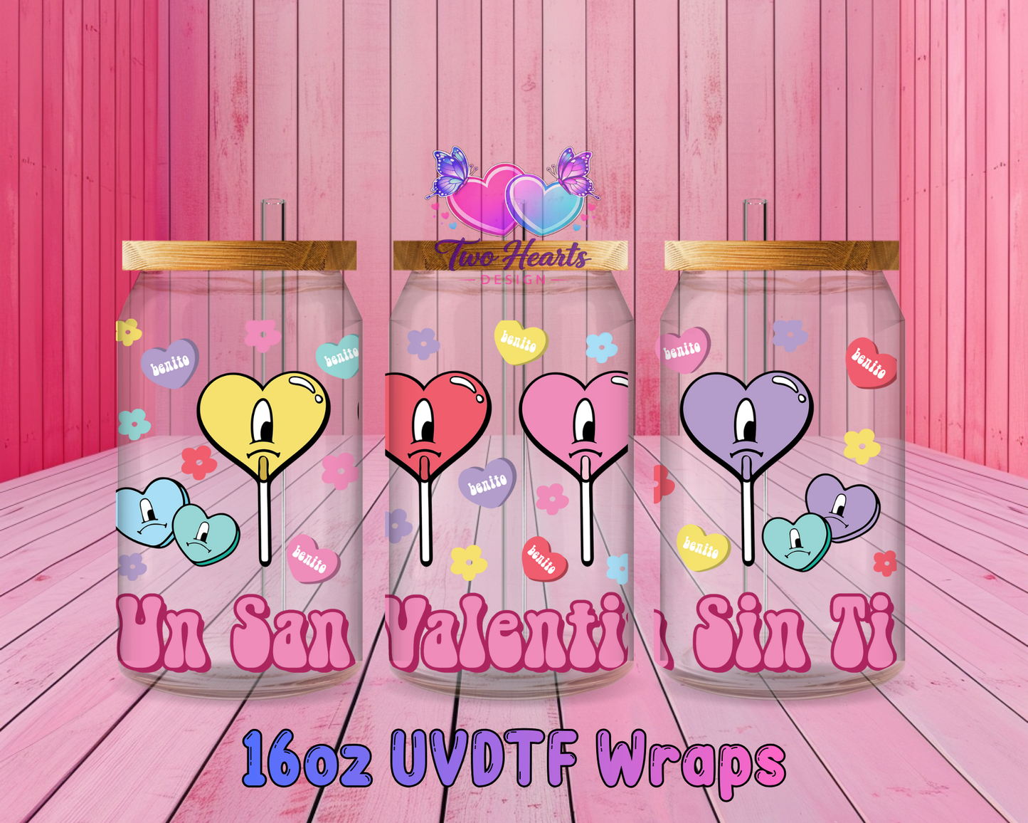 #313 Love UVDTF Cup Wrap
