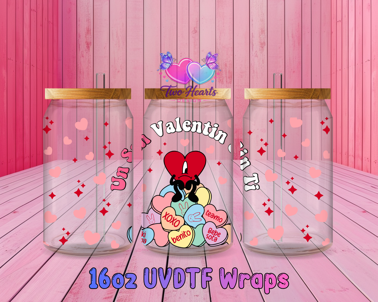 #314 Love UVDTF Cup Wrap
