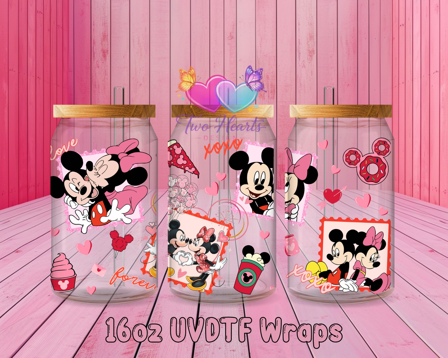 #283 Love UVDTF Cup Wrap