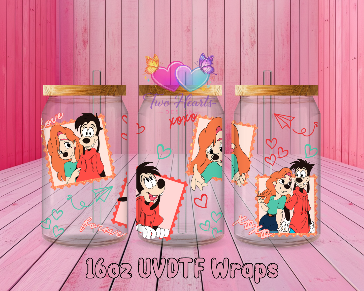 #284 Love UVDTF Cup Wrap