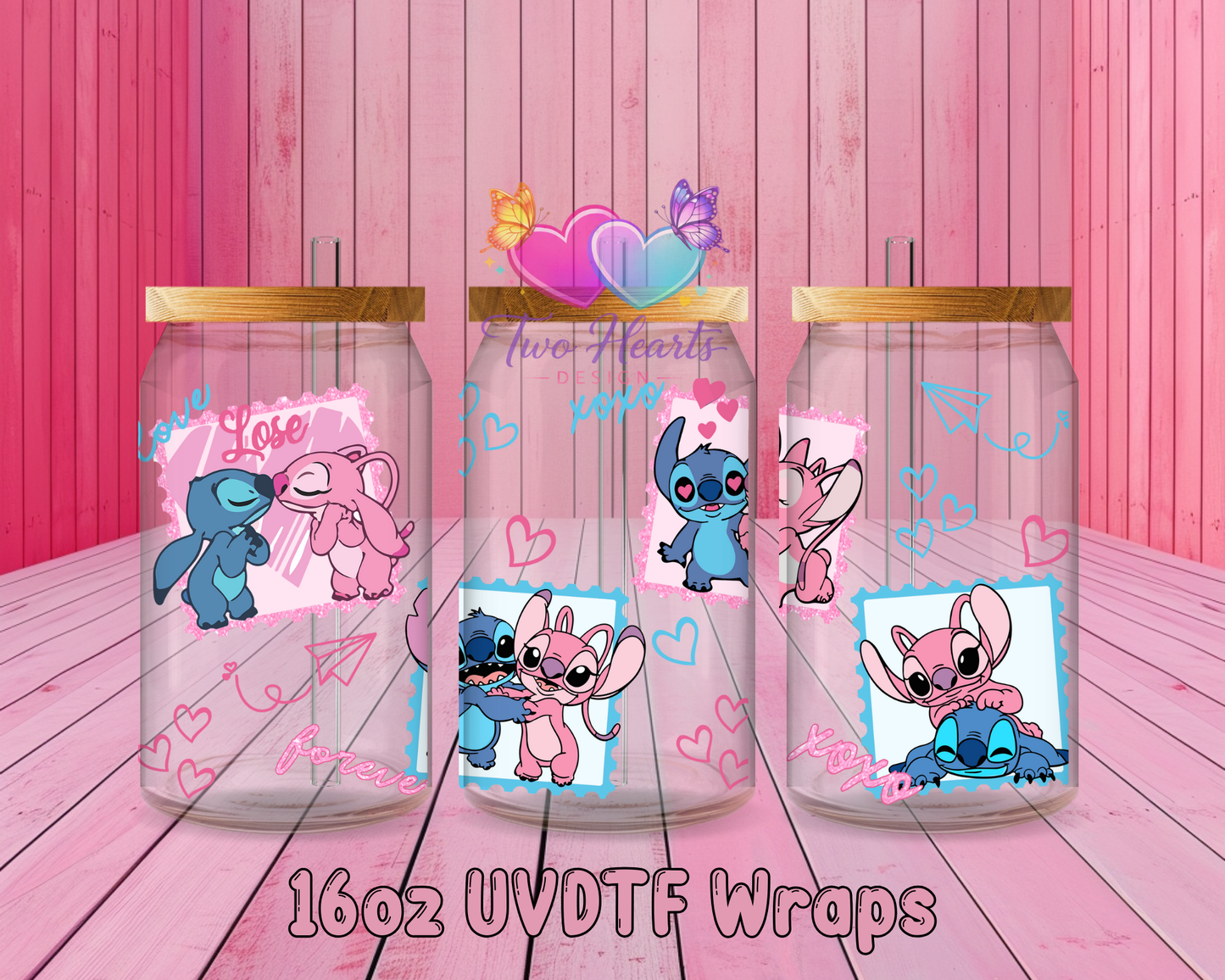 #285 Love UVDTF Cup Wrap