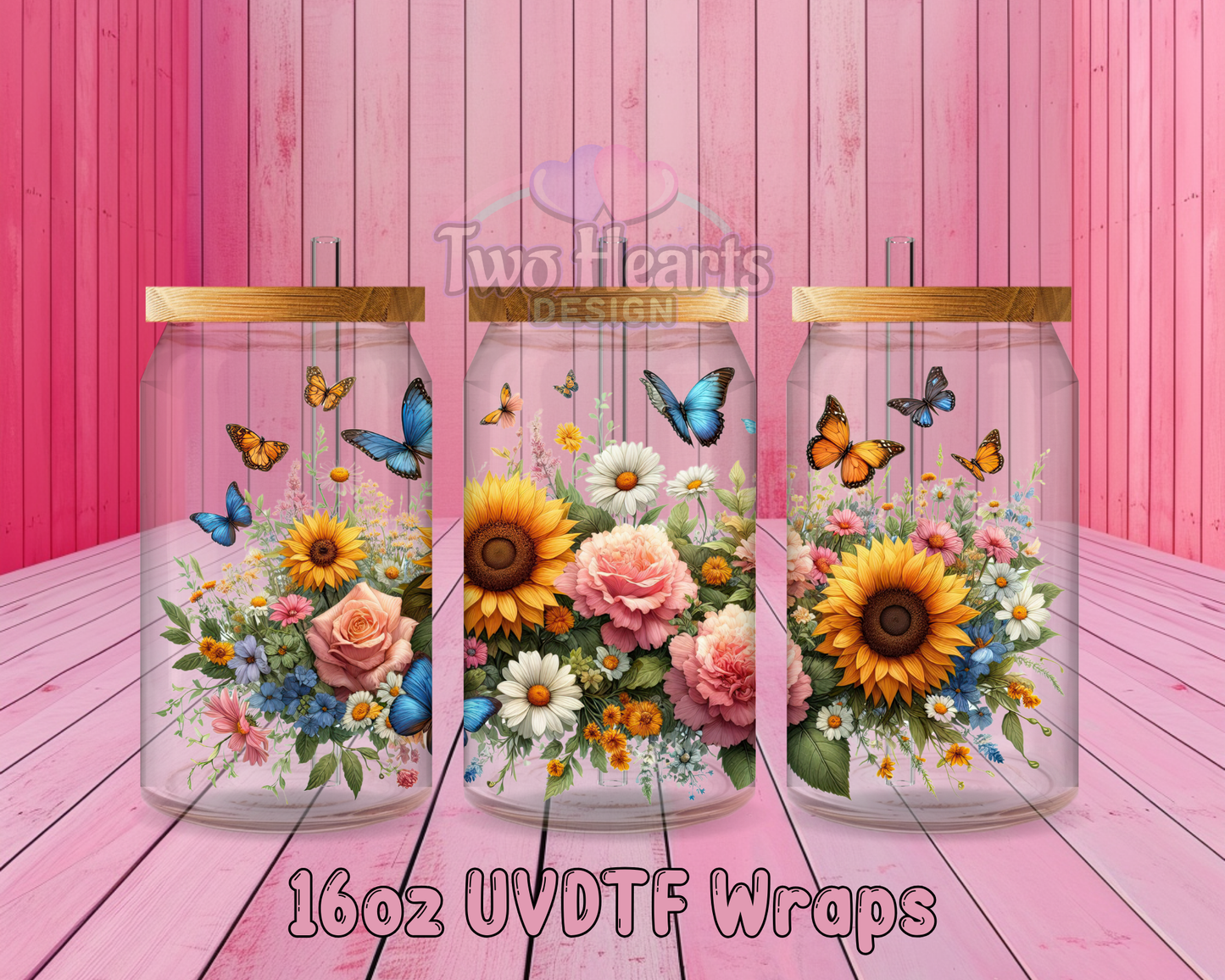 #217 Flowers Butterflies