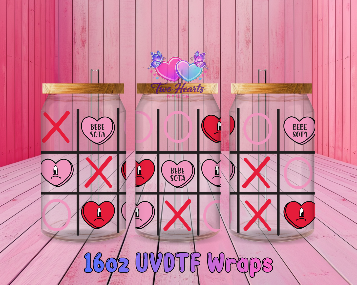 #299 Love UVDTF Cup Wrap