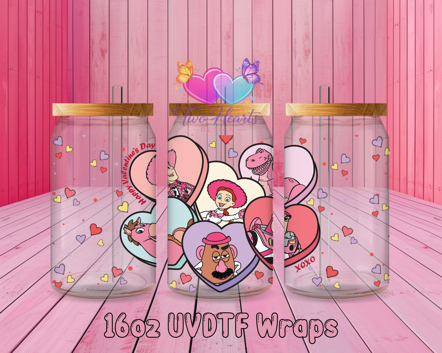 #287 Love UVDTF Cup Wrap