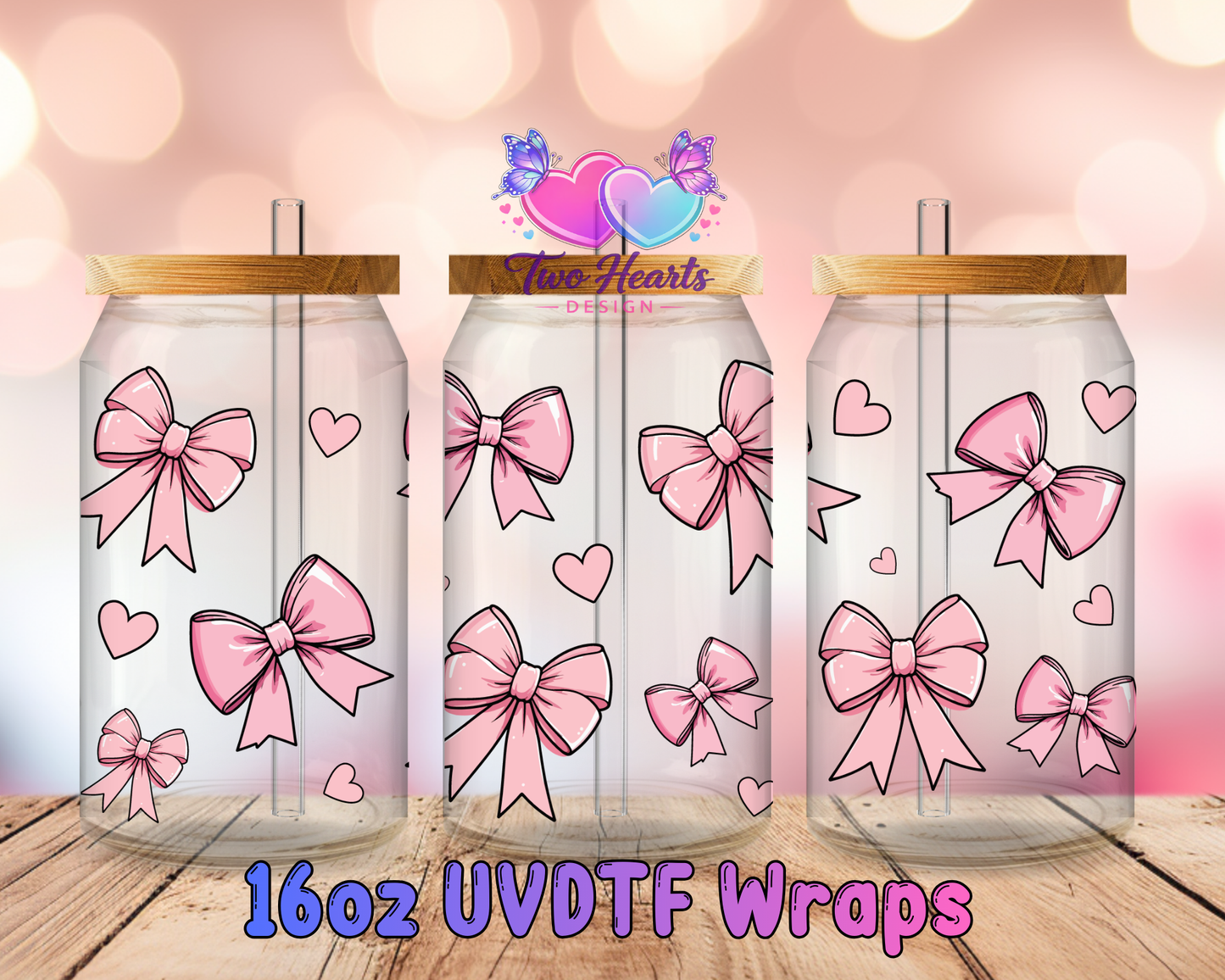 #319 Love UVDTF Cup Wrap