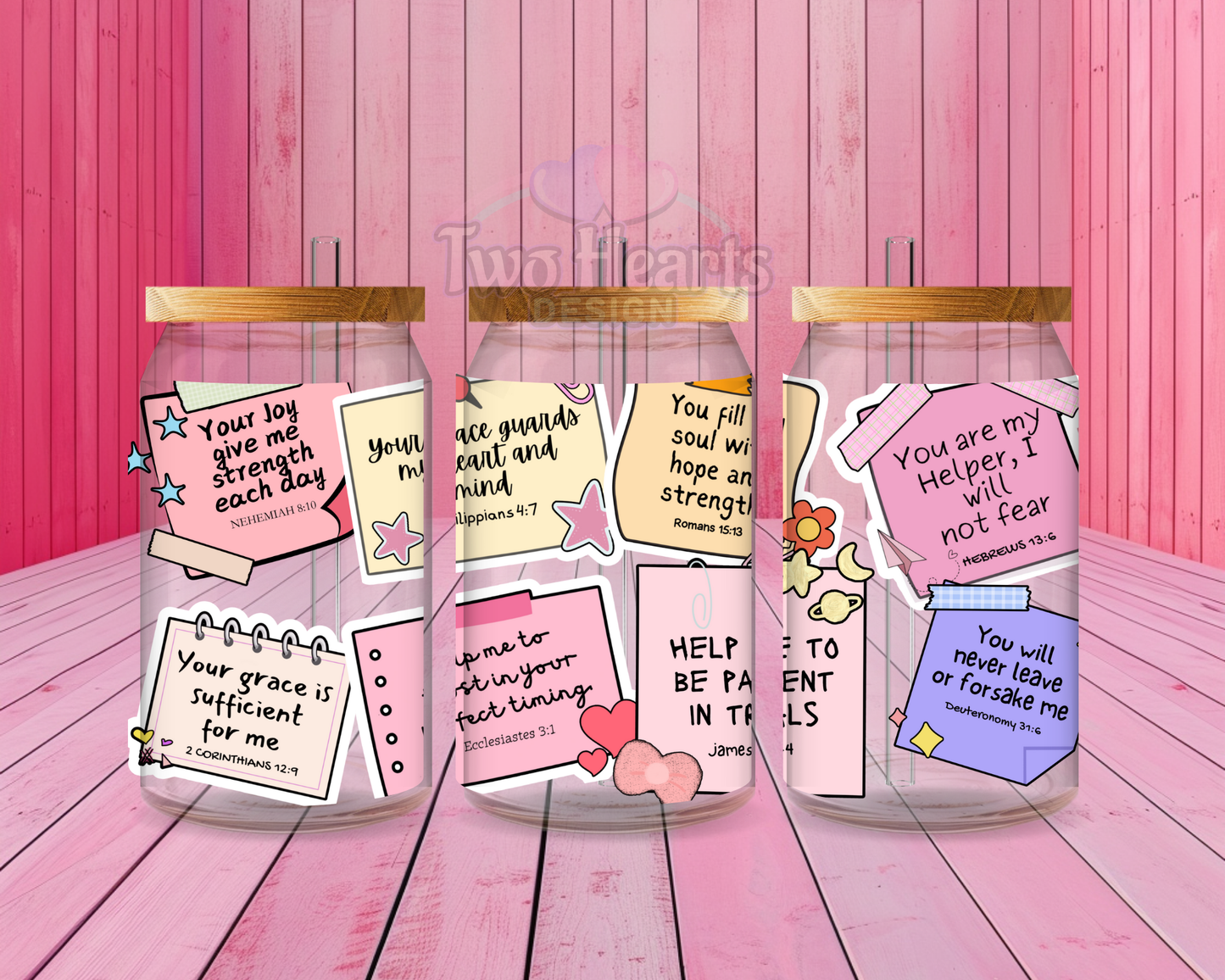 #4 Bible Verses UVDTF Cup Wrap