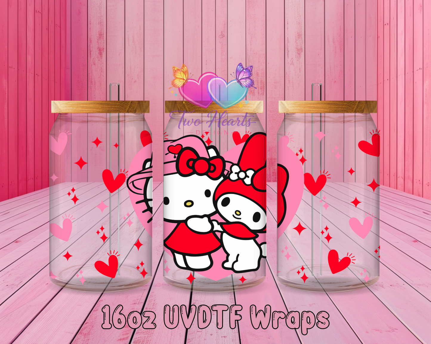 #290 Love UVDTF Cup Wrap