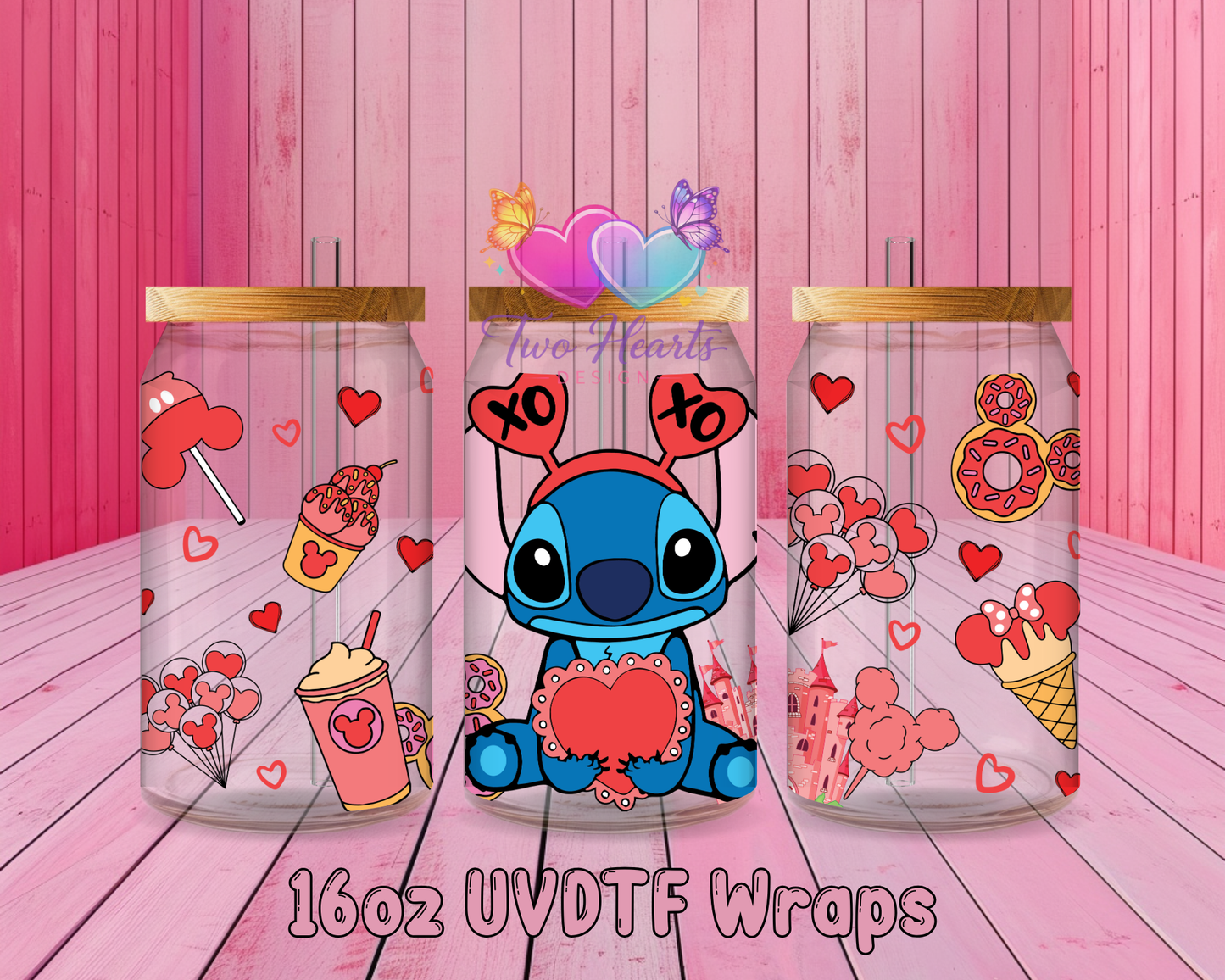 #291 Love UVDTF Cup Wrap