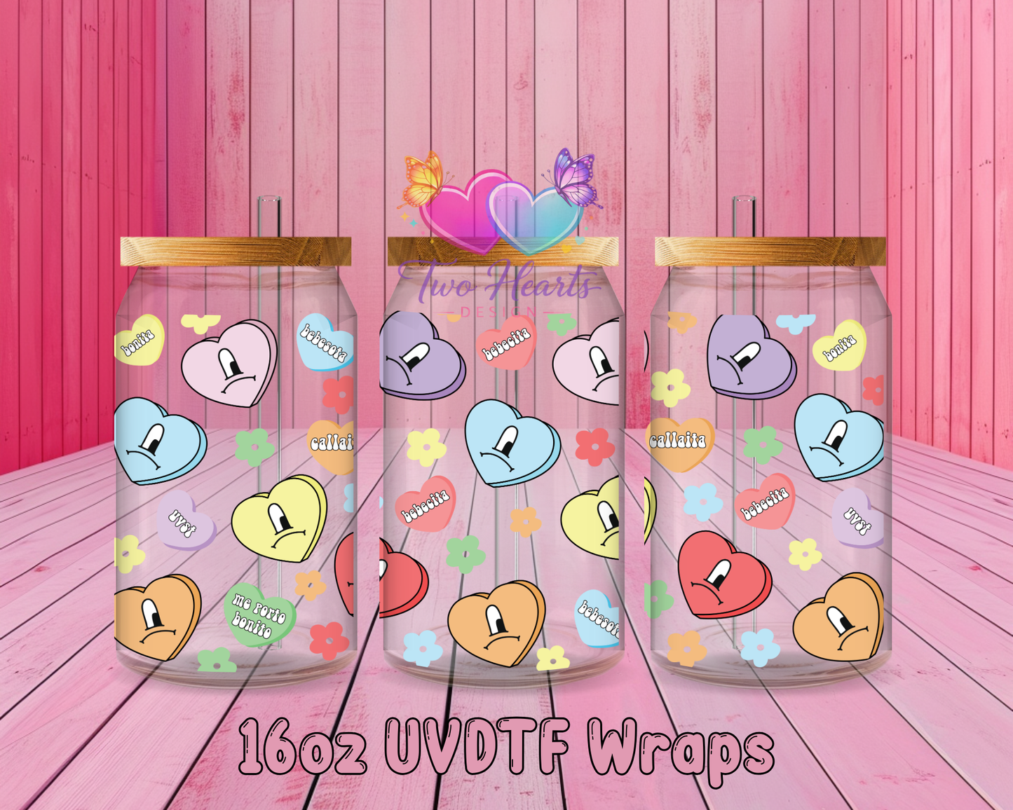 #293 Love UVDTF Cup Wrap