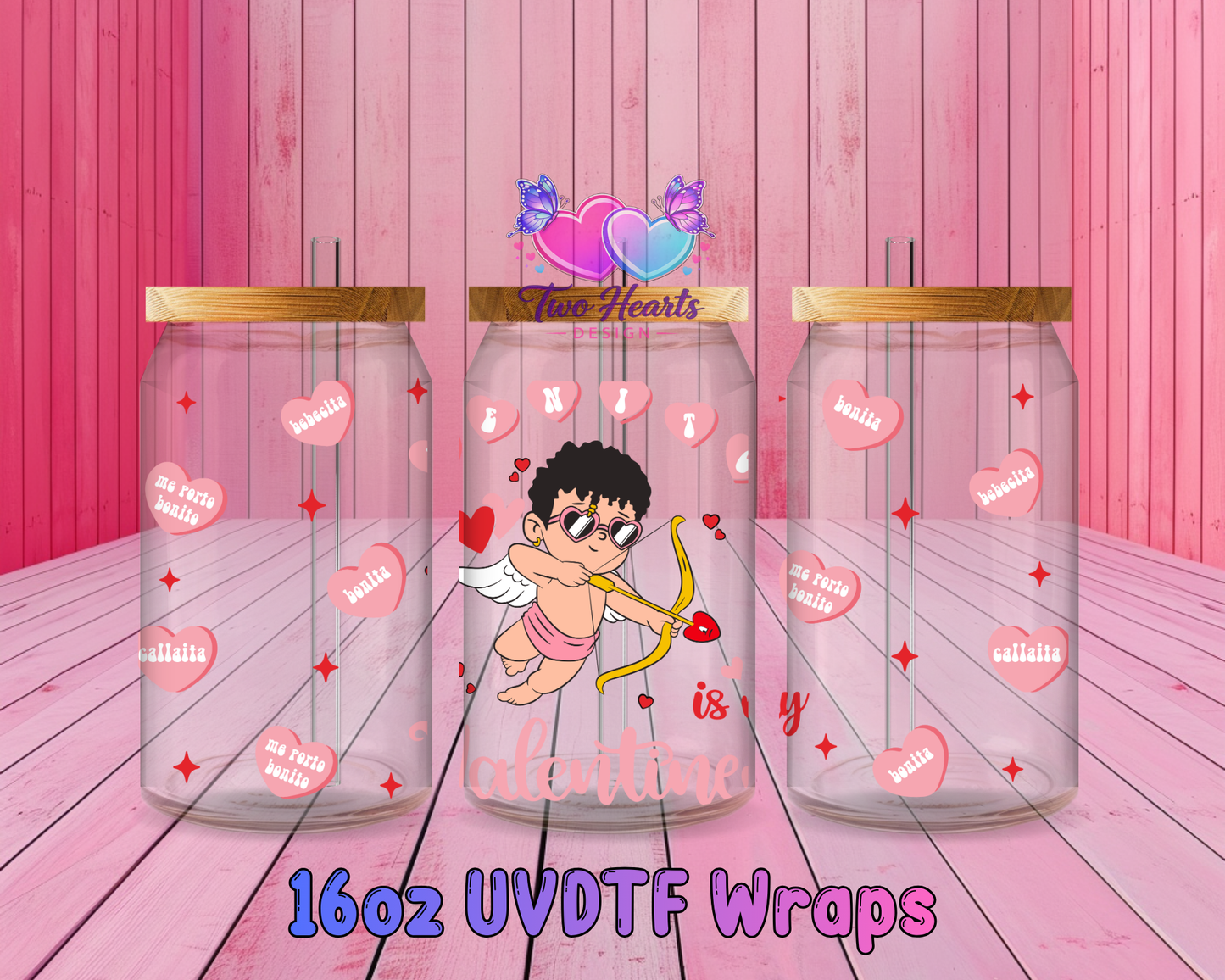 #306 Love UVDTF Cup Wrap