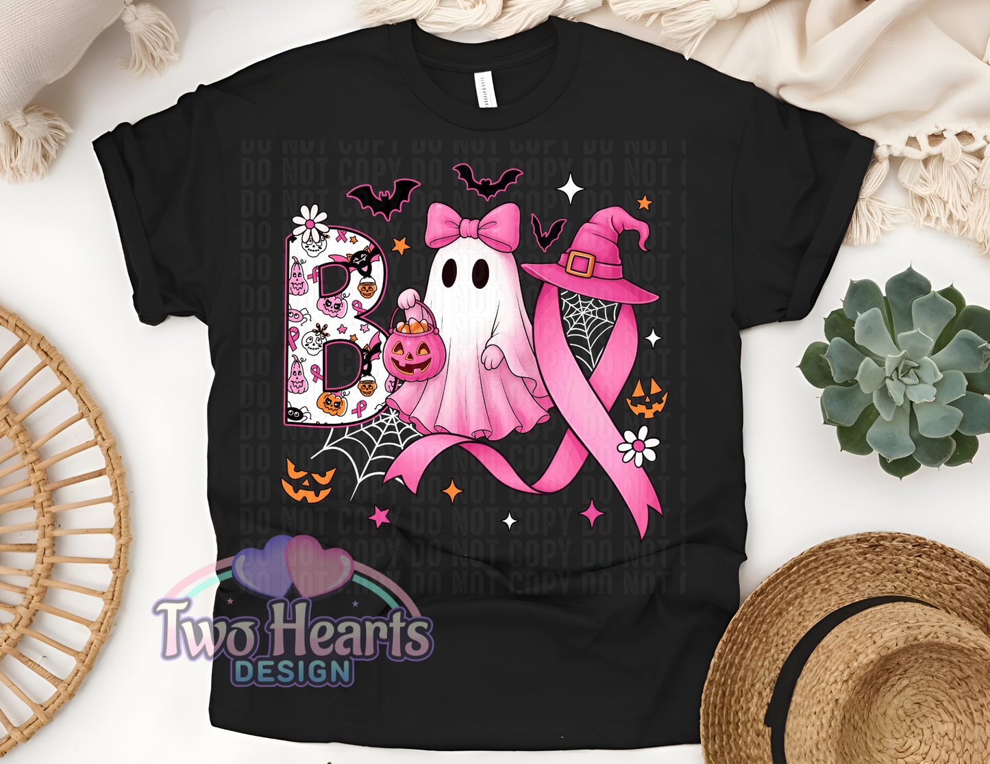 BOO T-Shirt October we wear Pink