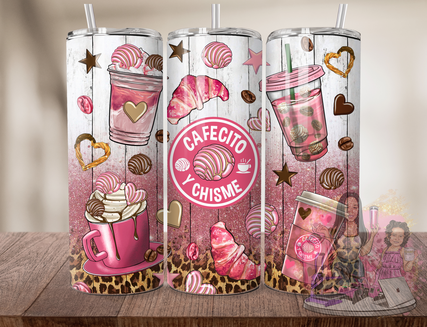 Cafecito y Chisme 20ozTumbler