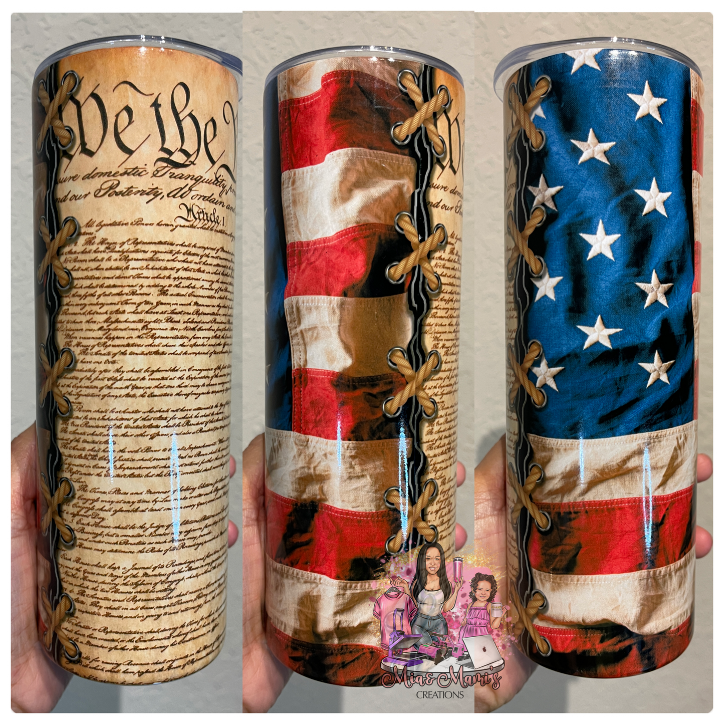 Flag 20oz Skinny Tumbler