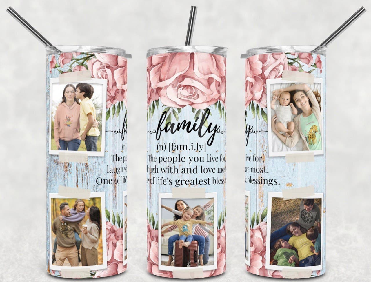 Family's Love- 20oz Skinny Tumbler