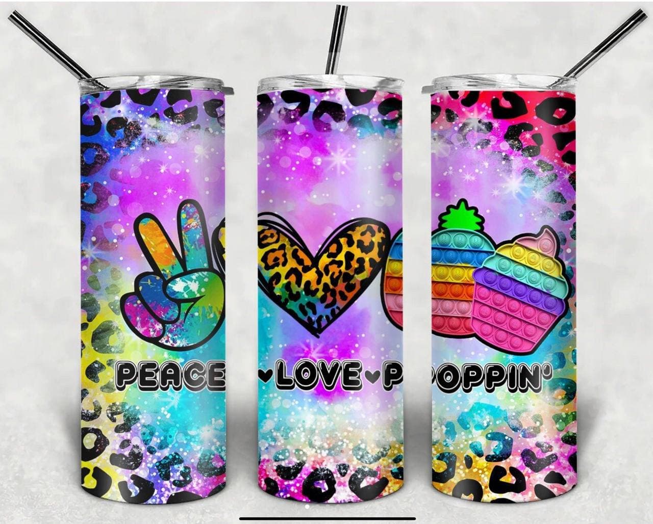 Just Poppin 20oz Skinny Tumbler