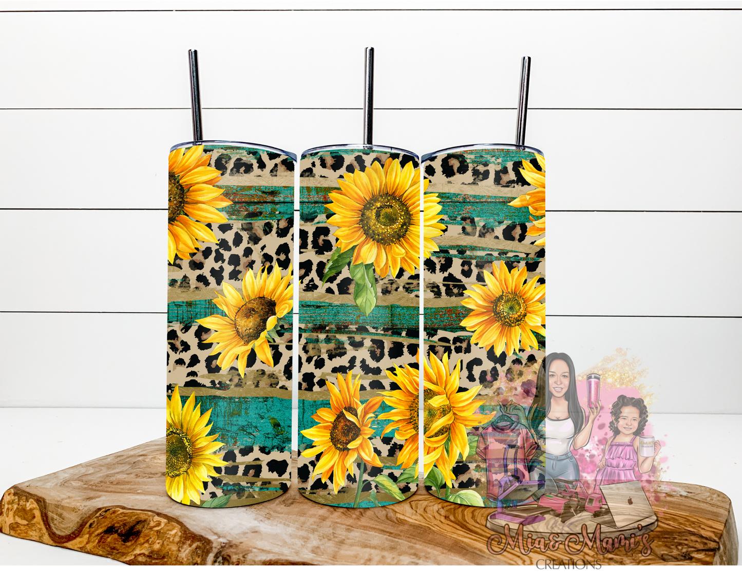 Love for Sunflower- 20oz Skinny Tumbler