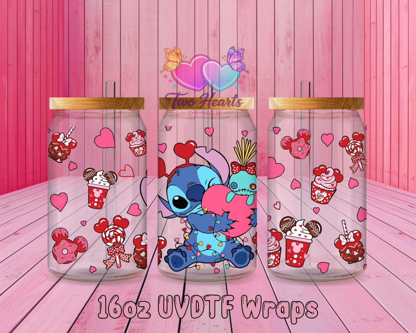 #286 Love UVDTF Cup Wrap