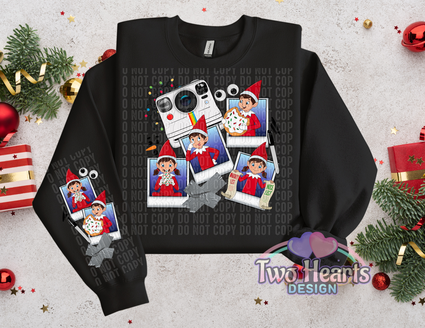 Say Cheese Elf T-Shirt/Crewneck