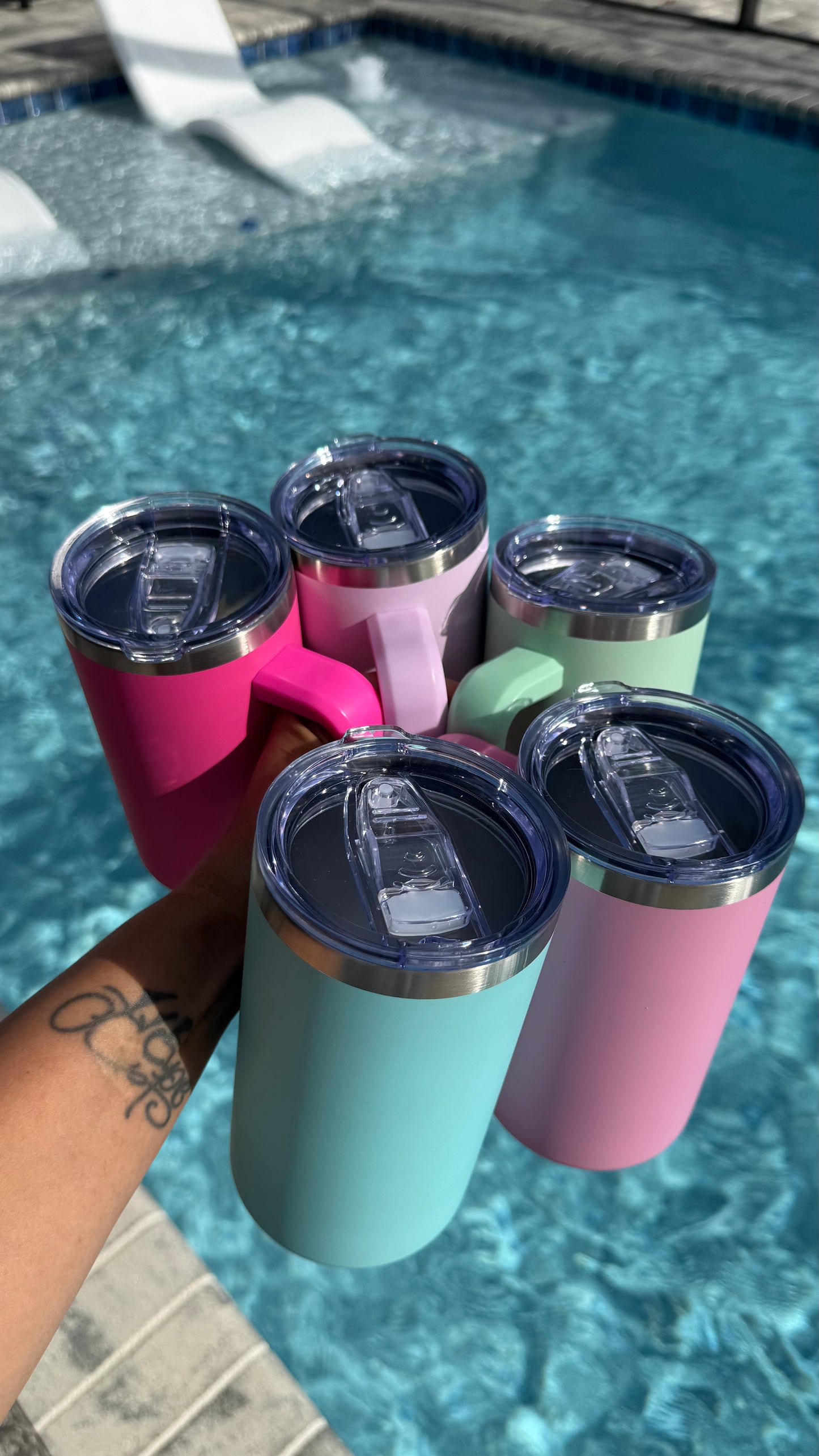 20oz Stainless Steel Mug  (choose your UVDTF Wrap)