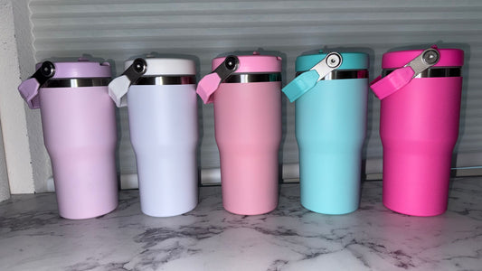 20oz Kids Stainless Steel NO SPILL Tumbler (choose your UVDTF Wrap)