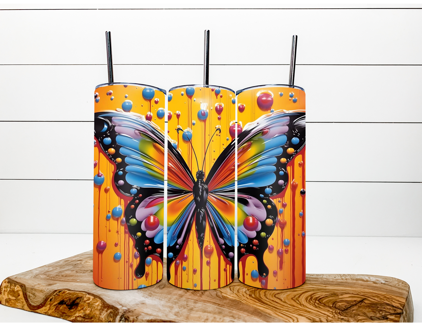 Paint for Butterfly 3D Tumbler