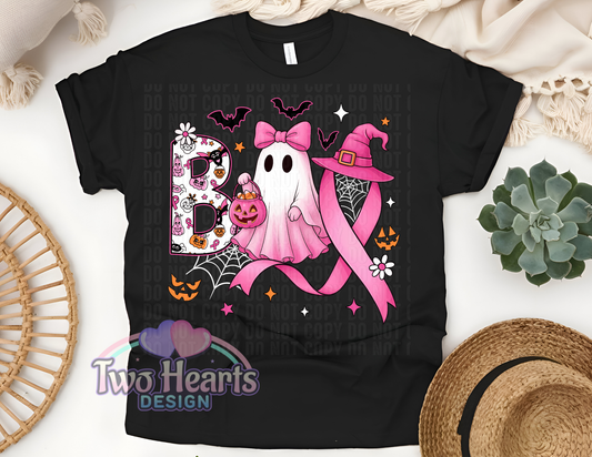 BOO T-Shirt October we wear Pink