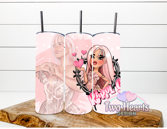 Karol G Bratz Tumbler