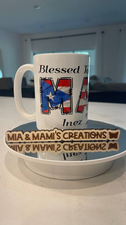 Mothers Day Flag 15oz Mug