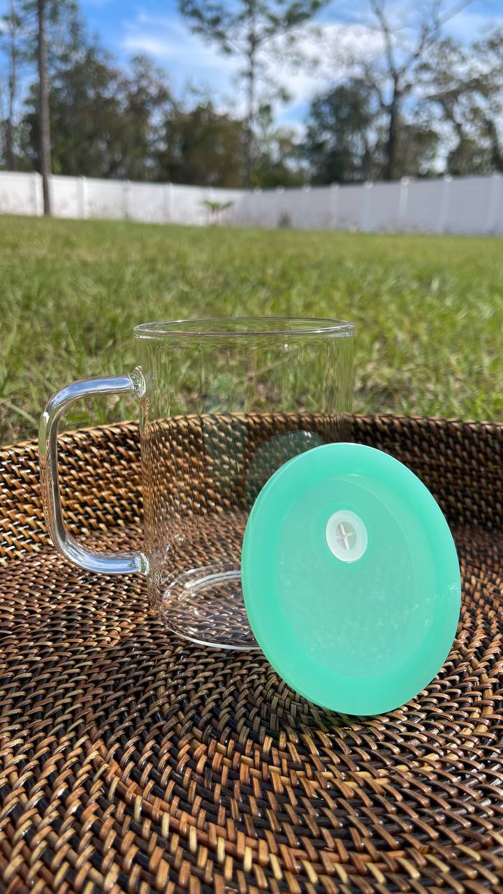 GOD IS SO MUCH BIGGER Jelly lid Glass Mug