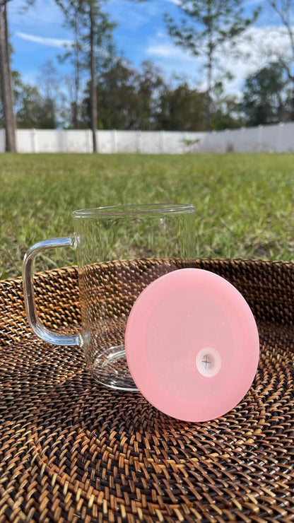 Manana Sera Bonito Jelly lid Glass Mug