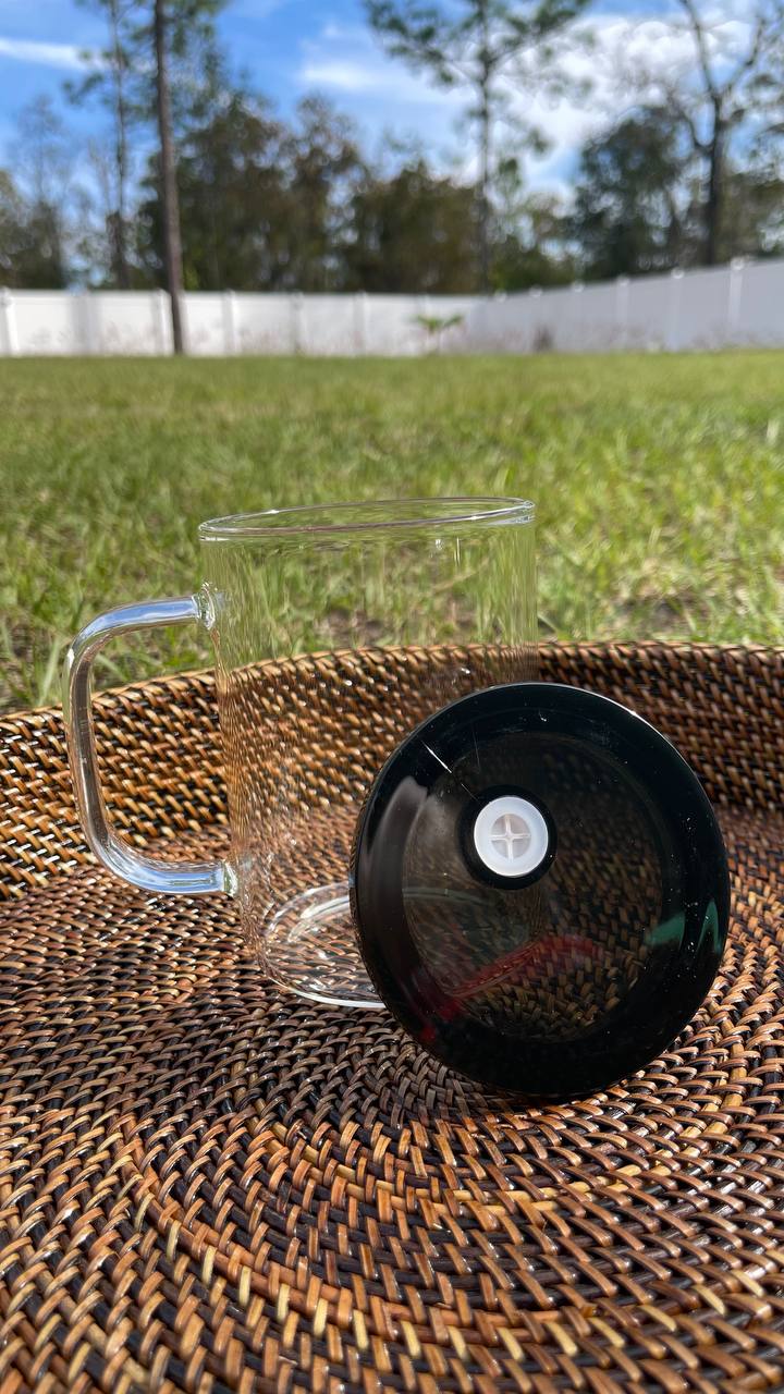 Manana Sera Bonito Jelly lid Glass Mug