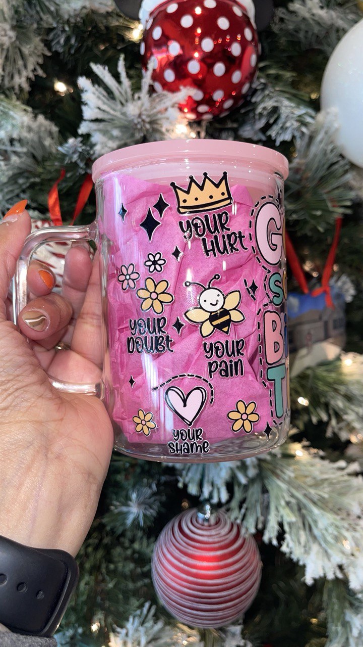 GOD IS SO MUCH BIGGER Jelly lid Glass Mug