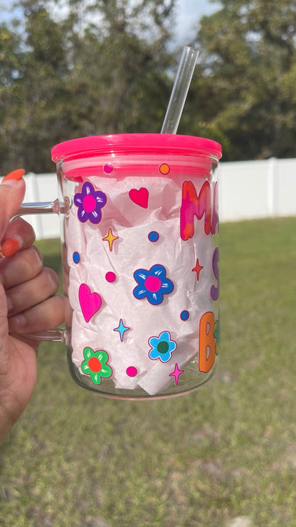 Manana Sera Bonito Jelly lid Glass Mug