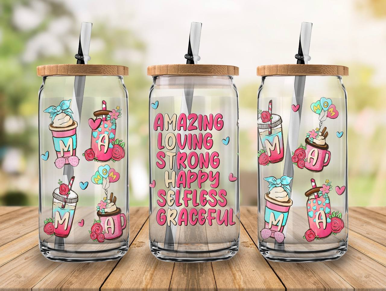 AMAZING MAMA Glass Libby