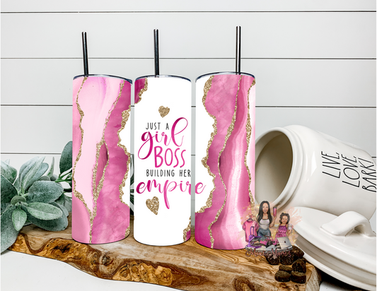 Girl Boss 20oz Skinny Tumbler