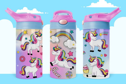 Kids Sippy Cup with Popup Straw