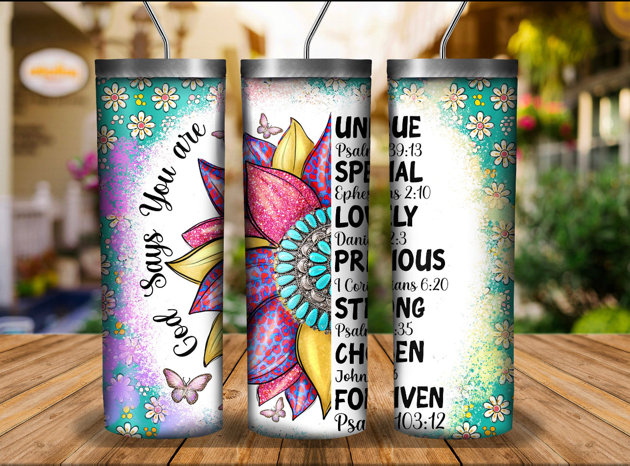 God Says You Are Tumbler