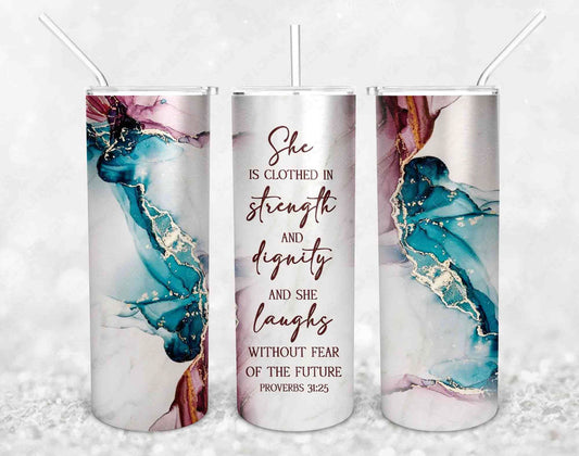 She is Clothed Tumbler