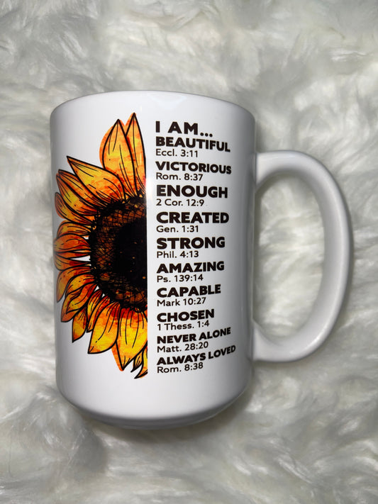 Sunflower Affirmation 15oz Mug