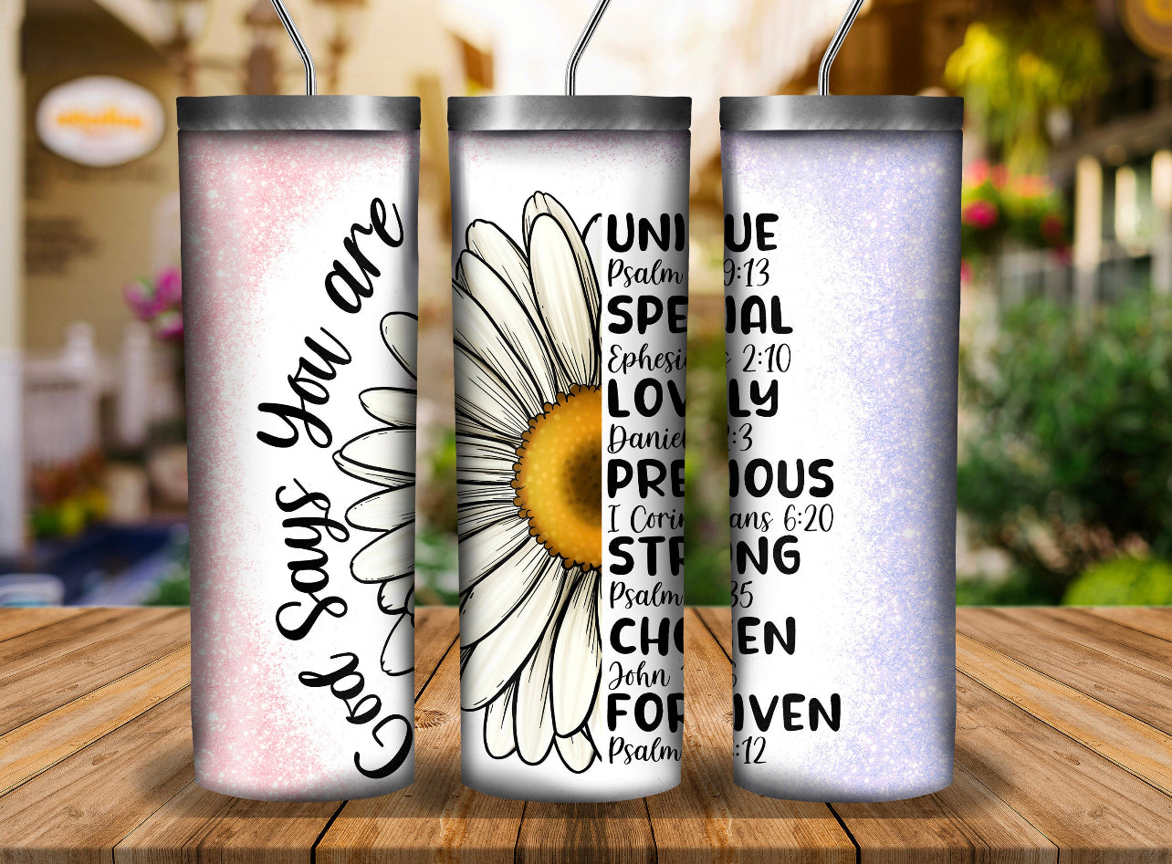 God Says You Are Tumbler