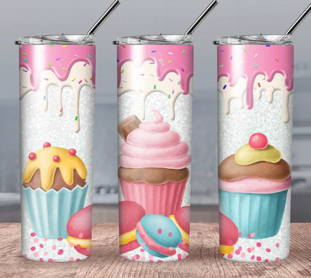 Hey there Cupcake- 20oz Skinny Tumbler