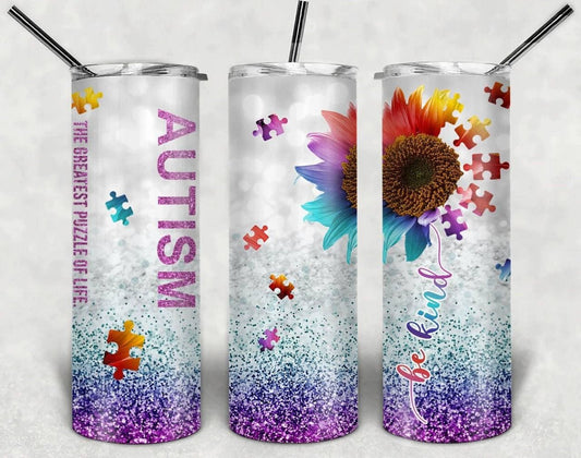 Autism Puzzle Tumbler