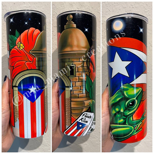 Que Bello es Puerto Rico TUMBLER