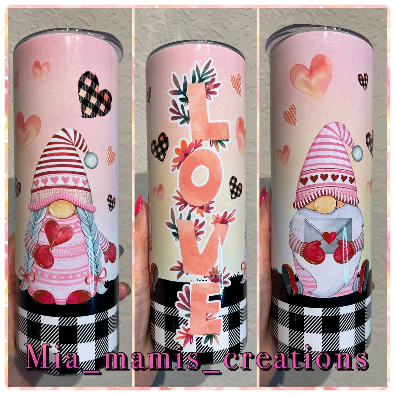 Gnome Love 20oz Skinny Tumbler